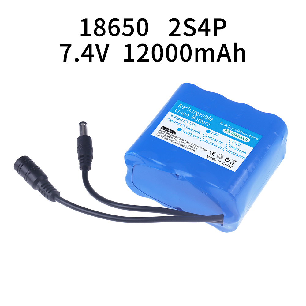 2S4P 18650 Lithium Battery 7.4 - Fishing Boat Trailer ulasan dan harga